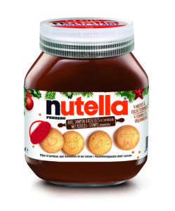 Nutella kerst pot