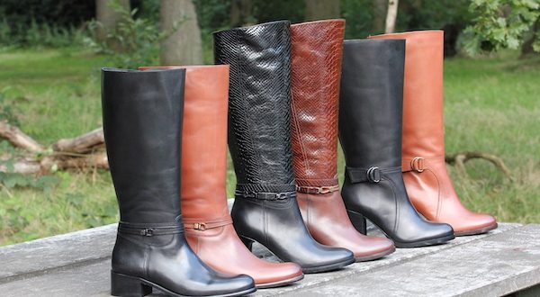 Lederen dameslaarzen met brede schacht van Jilsen Mamas Jilsen Anna 52 @Sarenza.be | Laarzen, Bruine laarzen, Hakken