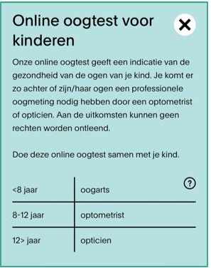 ogen testen voor kinderen